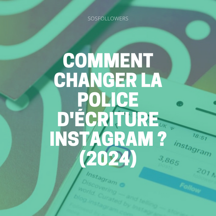 Comment changer la police d'écriture Instagram  (2024)