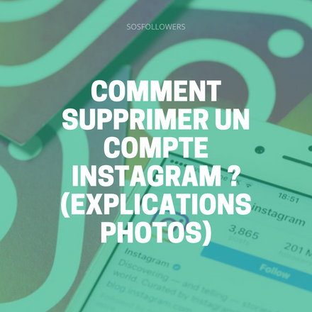 Comment supprimer un compte Instagram